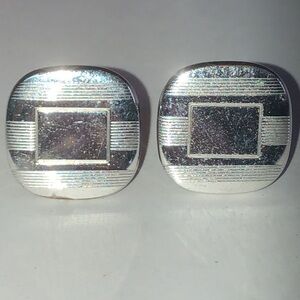 Anson Vintage Silver Tone Cufflinks